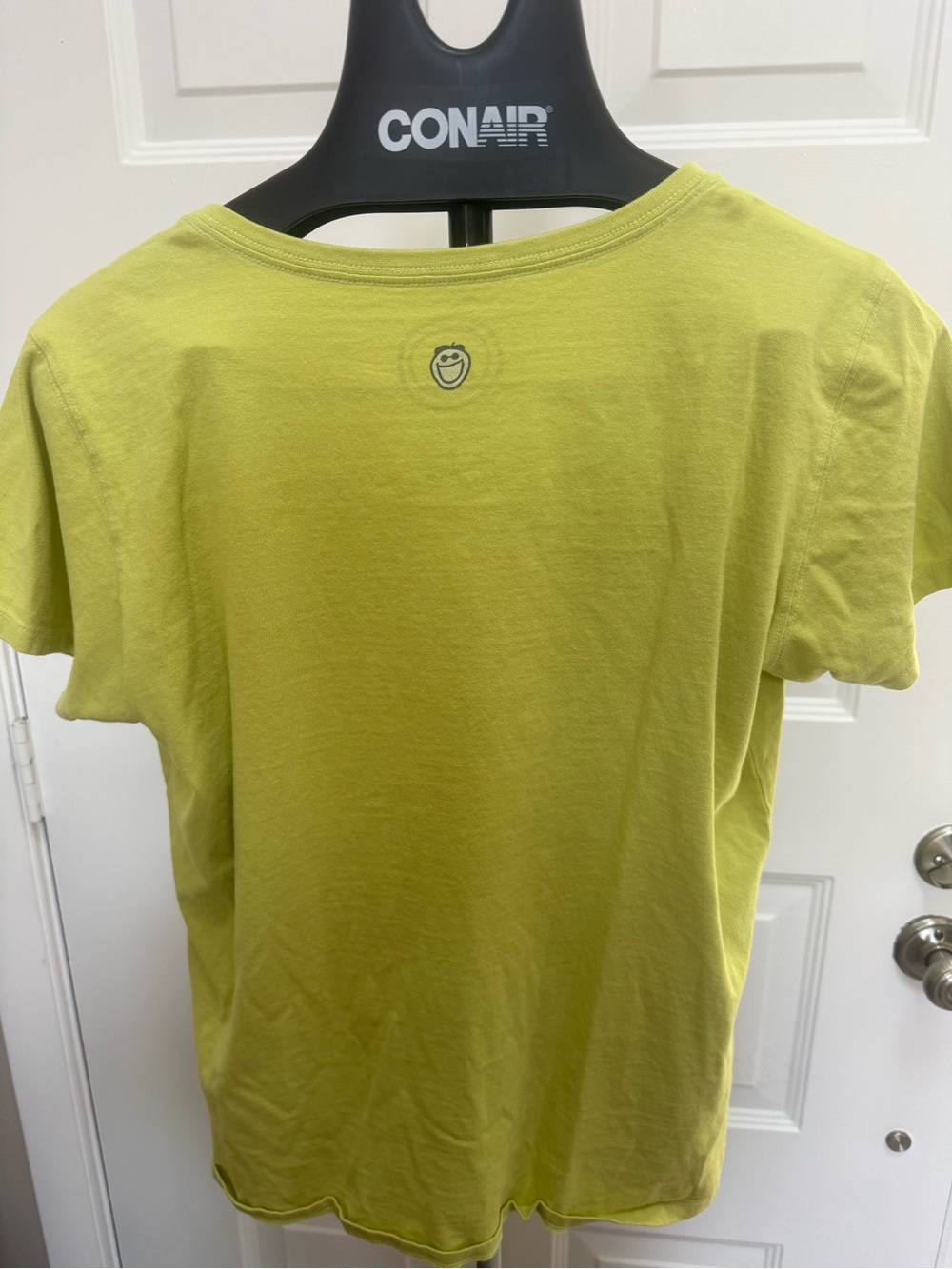 Life Is Good Women's LOVE V-Neck Tee in Chartreuse Green - Picture 3 of 5